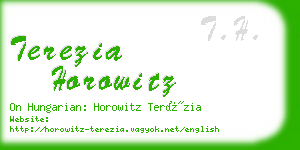 terezia horowitz business card